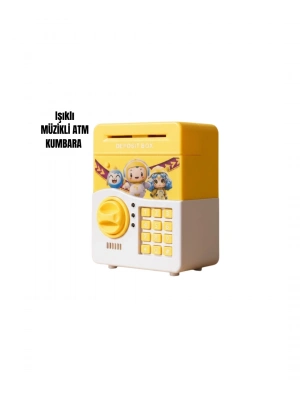 ® SAM51 MÜZİKLİ IŞIKLI KUMBARA SARI