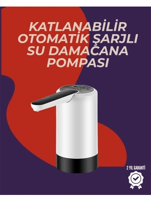 ® Şarjlı Damacana Su Pompası Otomatik ve Taşınabilir