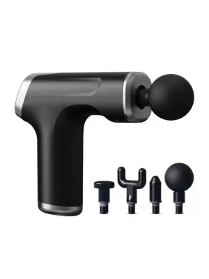 ® Şarjlı Masaj Tabancası 4 Başlıklı Mini Masaj Tabancası ve Masaj Aleti