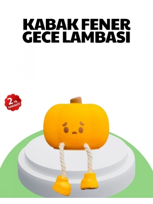 ® Şarjlı Pumpkin LED Masa Lambası Zamanlayıcılı Dokunmatik