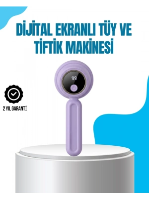 ® Şarjlı Tiftik Temizleme Makinesi Kablosuz Pratik Kullanım