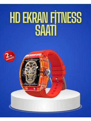 ® Şeffaf Tasarımlı Akıllı Saat Dokunmatik Ekranlı