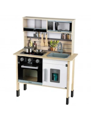 ® Sesli ve Işıklı Aksesuarlı Ahşap Mutfak Seti