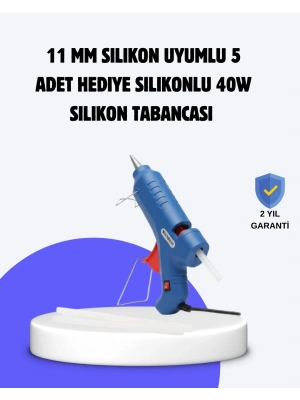 ® Sıcak Mum Tabancası 40W 5 Silikon Hediyeli Kolay ve Hızlı Yapıştırma