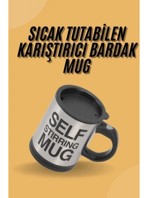 ® Sıcak Tutan Termos Bardak Kendi Kendini Karıştıran Mikser Kupa