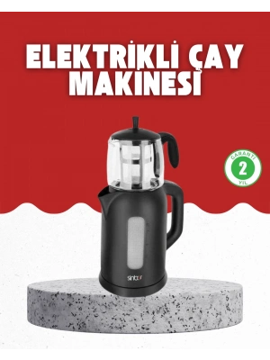 ® Sıcak Tutma Özellikli 2’si 1 Arada Çay Makinesi ve Su Isıtıcı