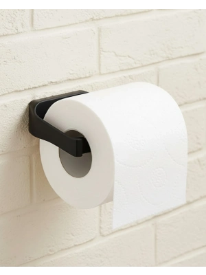 ® Şık Tasarım Siyah Tuvalet Kağıdı Askılığı Peçetelik