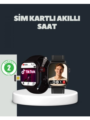 ® SIM Kartlı GPS Destekli Akıllı Saat Sesli Görüşmeli
