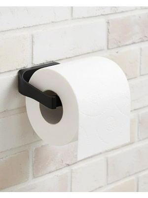 ® Siyah Tuvalet Kağıdı Tutucu Mat Kaplama Banyo Peçetelik