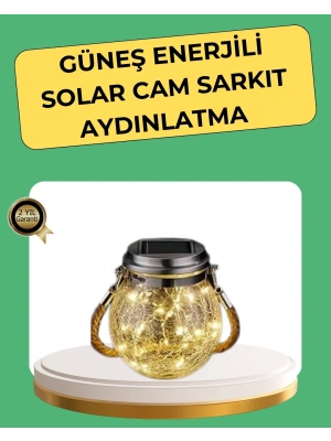 ® Solar Güneş Enerjili Dekoratif Cam Lamba
