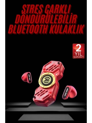 ® Stres Çarklı Oyuncu Kulaklığı Güçlü Bass Gamer Bluetooth Kulaklık Kablosuz