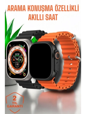 ® Suya ve Toza Dayanıklı 45 MM Akıllı Saat Bildirim ve Cevapsız Çağrı Görüntüleme