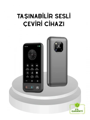 ® Taşınabilir Akıllı Tercüme Cihazı – Gerçek Zamanlı Ses ve Metin Çevirisi