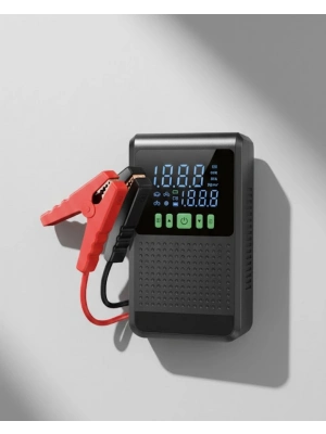 ® Taşınabilir Araç Akü Şarj Takviye Cihazı 150 PSI Dijital Kompresör