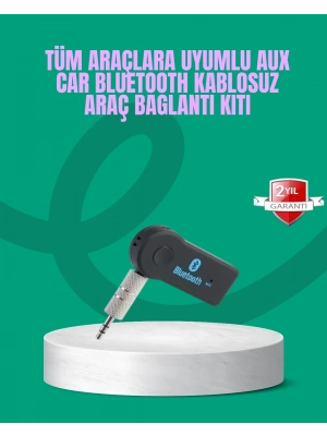 ® Taşınabilir Bluetooth AUX Araç Müzik ve Konuşma Kiti