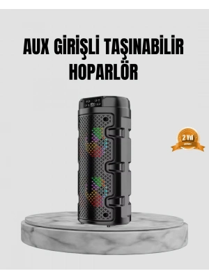 ® Taşınabilir Bluetooth Hoparlör Çift Sürücü Güçlü Bas HD Ses Çoklu Bağlantı