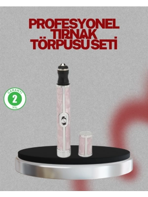 ® Taşınabilir Elektrikli Tırnak Törpüsü 500 mAh USB Şarjlı Manikür Cihazı