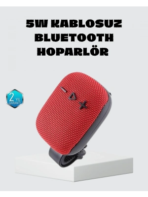 ® Taşınabilir Kablosuz Hoparlör – 5W Güç, TWS Bağlantı ve 800mAh Pil