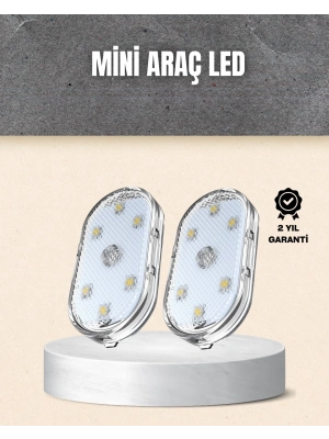 ® Taşınabilir Manyetik Mini LED Lamba 7 Renk Seçenekli