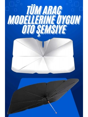 ® Taşınabilir Oto Cam Güneşliği Katlanabilir Tüm Araçlara Uyumlu Güneş Gölge Koruyucu