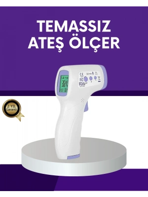 ® Temassız Ateş Ölçer Dijital Kızılötesi Termometre Hızlı Ölçüm