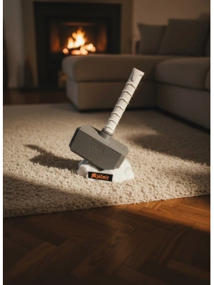 ® Thor Çekici Dekoratif Figür Mitolojik ve Fantastik Ev Aksesuarı 20x34 cm