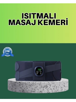 ® Titreşimli Masajlı Bel Kemeri Sessiz Çalışma 100 cm Bel Uyumlu