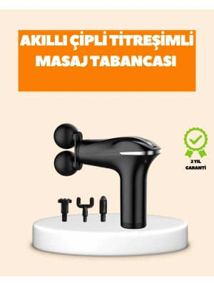 ® Titreşimli Masaj Aleti Şarjlı Masaj Tabancası Spor Sonrası Kas Gevşetici