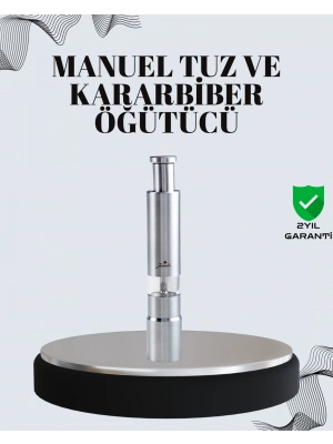 ® Tuz ve Kararbiber Öğütücü - Şeffaf Akrilik Hazne