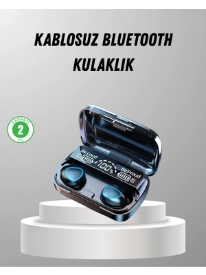 ® TWS Kablosuz Kulaklık Şarj Kutulu 20 Saat Kullanım Konforlu