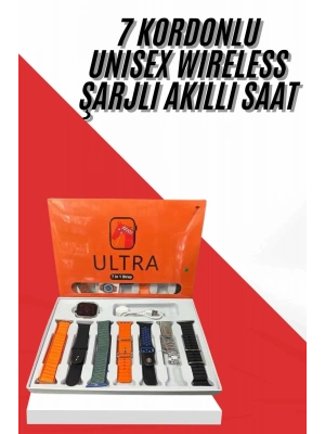 ® Unısex 7 Kordonlu Çok Fonksiyonlu Nabız Ölçer Uyku ve Sağlık Takibi