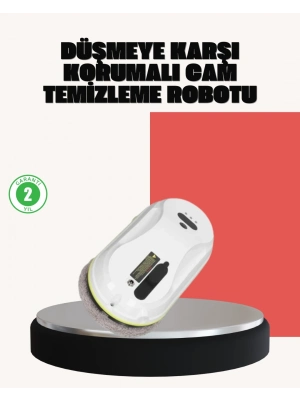 ® UPS Destekli Düşmeye Karşı Korumalı Cam Temizleme Robotu