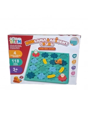 ® URT045-001 KODLAMA LABİRENT OYUNU STEM ZEKA