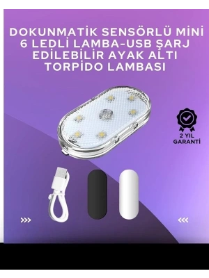® USB Şarjlı, 3 Saat Kesintisiz Çalışan Araba Atmosfer Işıkları