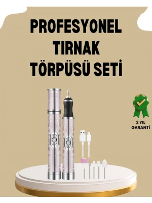 ® USB Şarjlı Profesyonel 20.000 RPM Elektrikli Oje Sökücü ve Tırnak Bakım Aleti