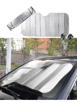 ® UV ve Isı Önleyici Oto Ön Cam Güneşliği Hyundai i20 Fiat Egea Toyota Corolla Volkswagen Passat