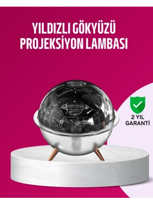® Uzay Temalı Projeksiyonlu Nemlendirici USB Güçlü Gece Lambası