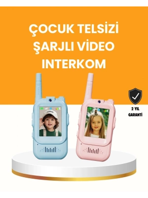 ® Uzun Menzilli Video Walkie Talkie Eğitici ve Eğlenceli Oyuncak