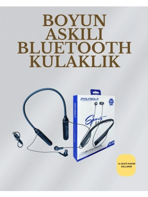 ® Uzun Süreli Kullanım İçin  – Kablosuz Boyun Bantlı Kulaklık, 50 Saat Batarya