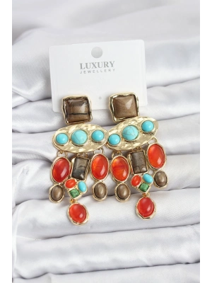 ® Vintage Sallantılı Kadın Küpe