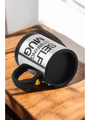 ® Yazılı Kupa Kendi Kendini Karıştıran Mikser Kupa Termos Bardak