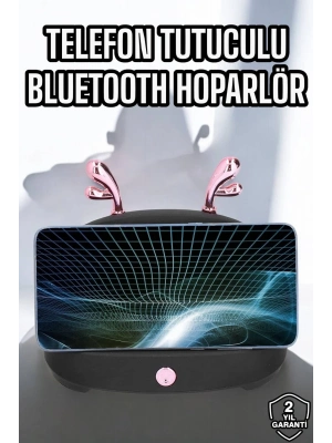 ® Yeni Nesil Akıllı Hoparlör Telefon Tutacağı Uzun Pil Ömrü Yüksek Ses Kaliteli