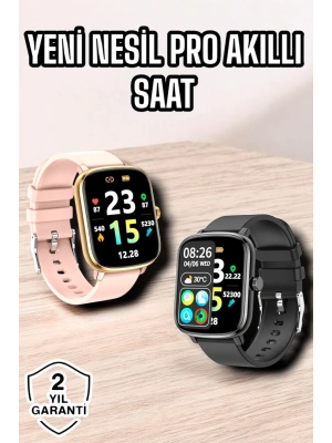 ® Yeni Nesil Akıllı Saat Arama Bildirimleri, Uyku & Kalp Atış Takibi