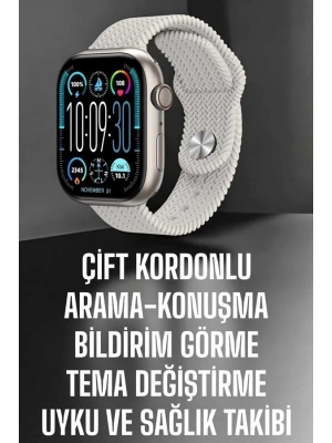 ® Yeni Nesil Akıllı Saat Arama Cevaplama GPS Takibi Adımsayar NFC Özelliği