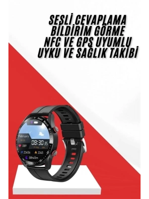 ® Yeni Nesil Akıllı Saat Arama Cevaplayan Uzun Pil Ömrü Müzik Dinleme