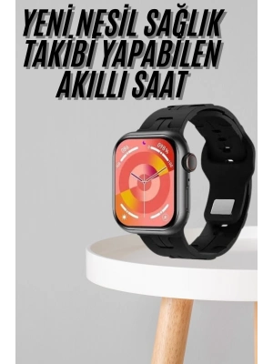 ® Yeni Nesil Akıllı Saat Çağrı Cevaplama Müzik Dinleme Plastik Kordon Mesaj Bildirimleri