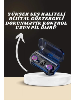 ® Yeni Nesil Akıllı Saat ve Bluetooth Kulaklık Kampanyası Dijital Göstergeli Powerbankli