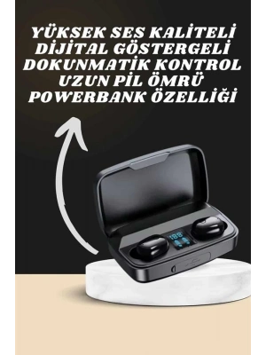 ® Yeni Nesil Akıllı Saat ve Bluetooth Kulaklık Kampanyası Dokunmatik Kare 7 Kordonlu