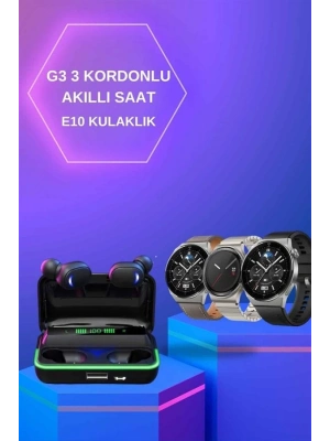 ® Yeni Nesil Akıllı Saat Ve Bluetooth Kulaklık Titreşim Bildirimleri Uyku Takibi