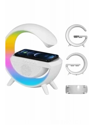 ® Yeni Nesil Bluetooth Hoparlör Speaker 5.0 Taşınabilir G Şeklinde Powerbankli